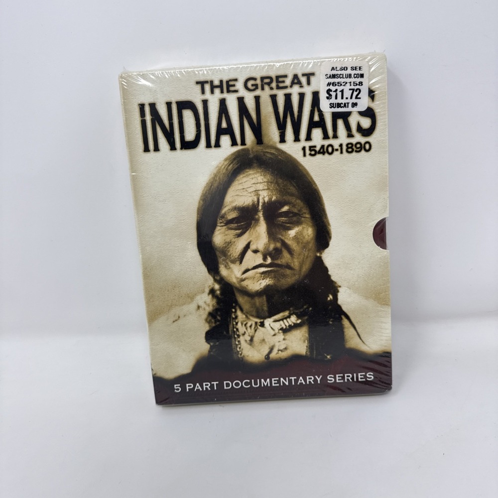 The Great Indian Wars 1540-1890 5-Part Documentary Series Mill Creek DVD 2009